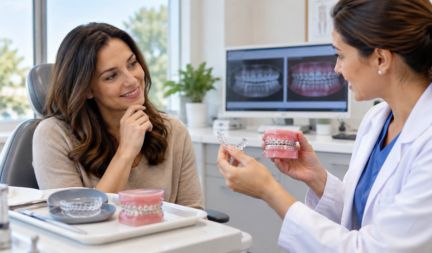 Invisalign vs Braces for Adults Returning